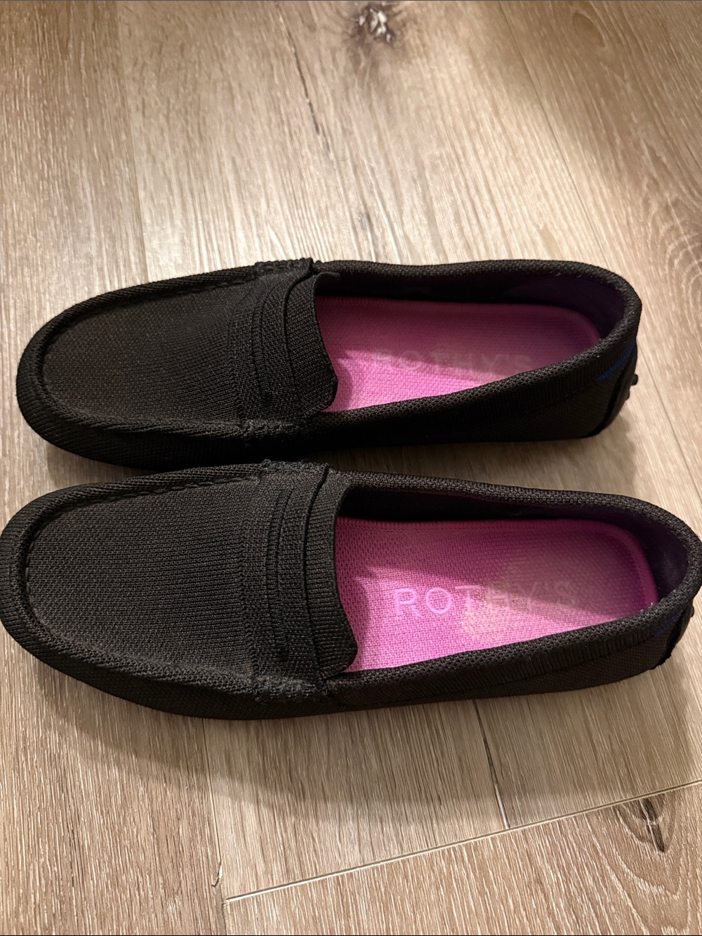 Rothy's The Driver Loafers with Magenta Insole in Deep Chocolate 7.5
